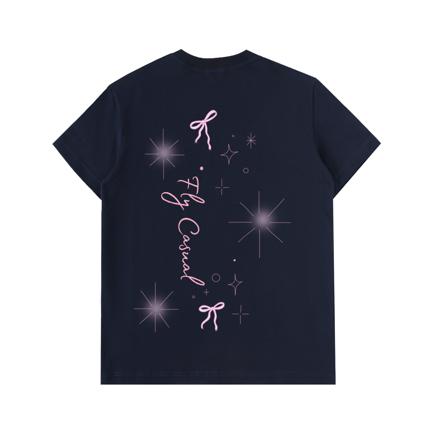 Womens,T-shirt,Top,Bow,Clean,Fly Casual