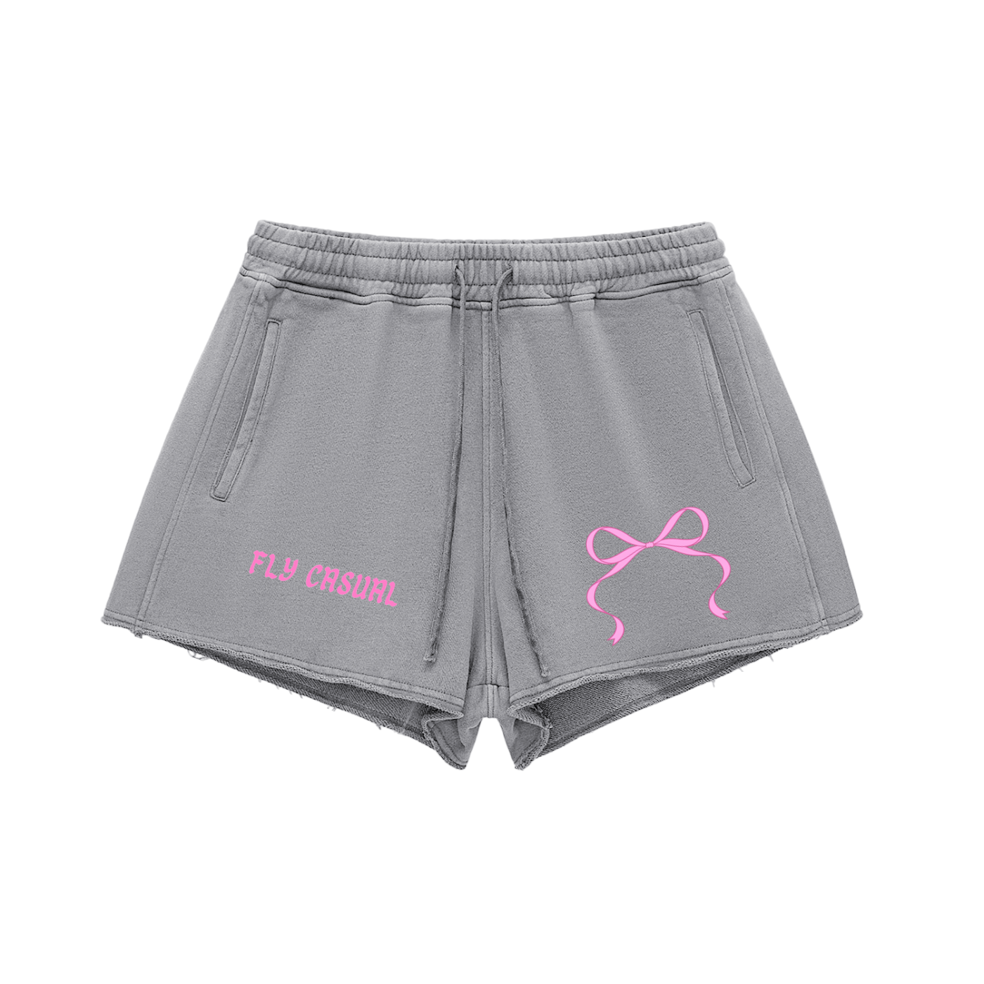 Womens,Bottoms,Shorts,Clean,Bow,Comfy