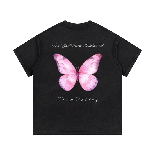 Womens,Top,T-shirt,Comfy,Keep rising,Clean