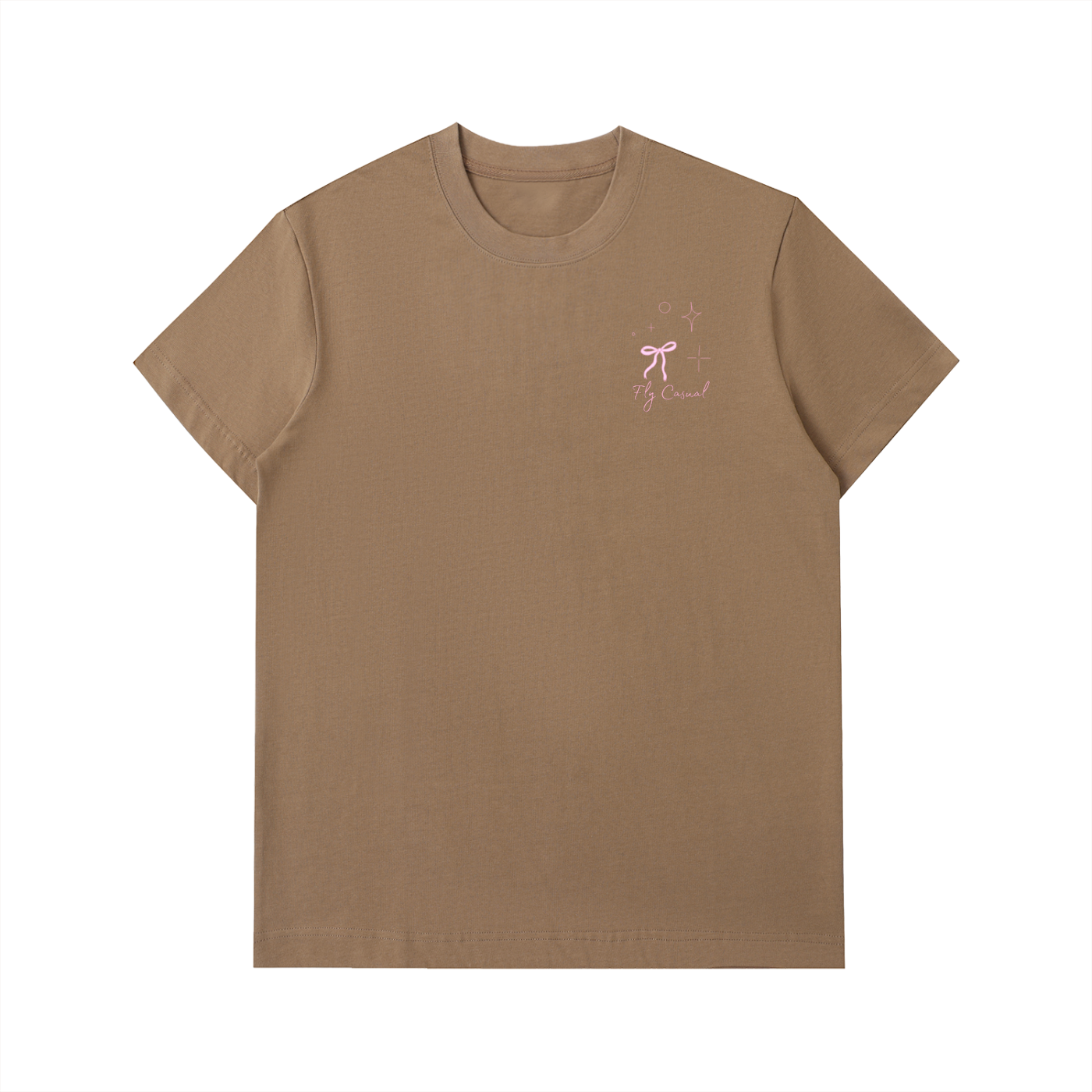 Womens,T-shirt,Top,Bow,Clean,Fly Casual